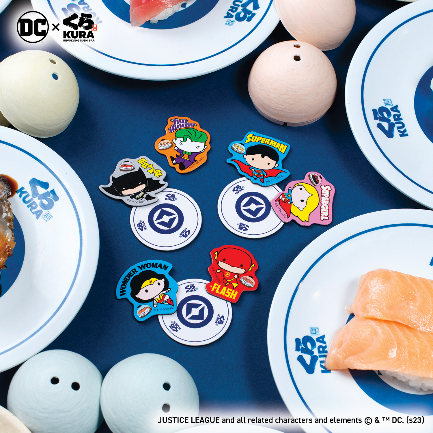 Photo by Emily J. Davis_DC x Kura Sushi Bikkura Pon Prize Collection_Magnetic Sheets