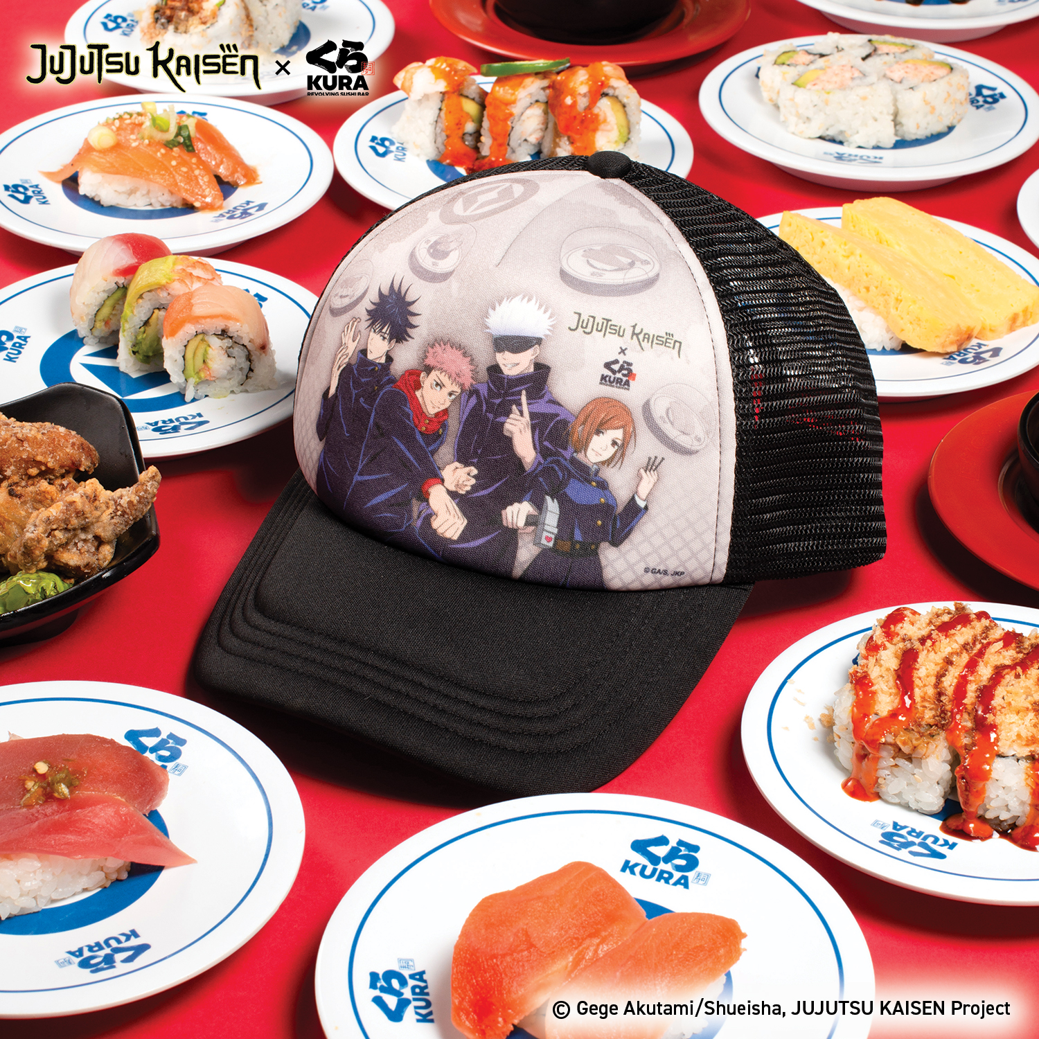 Photo by Emily J. Davis_Jujutsu Kaisen x Kura Sushi Bikkura Pon Prize Collection_Hat 2