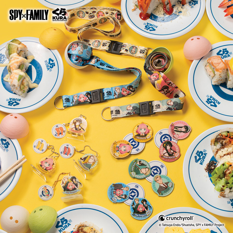 DINE WITH THE FORGERS AS KURA SUSHI LAUNCHES SPY x FAMILY COLLECTION