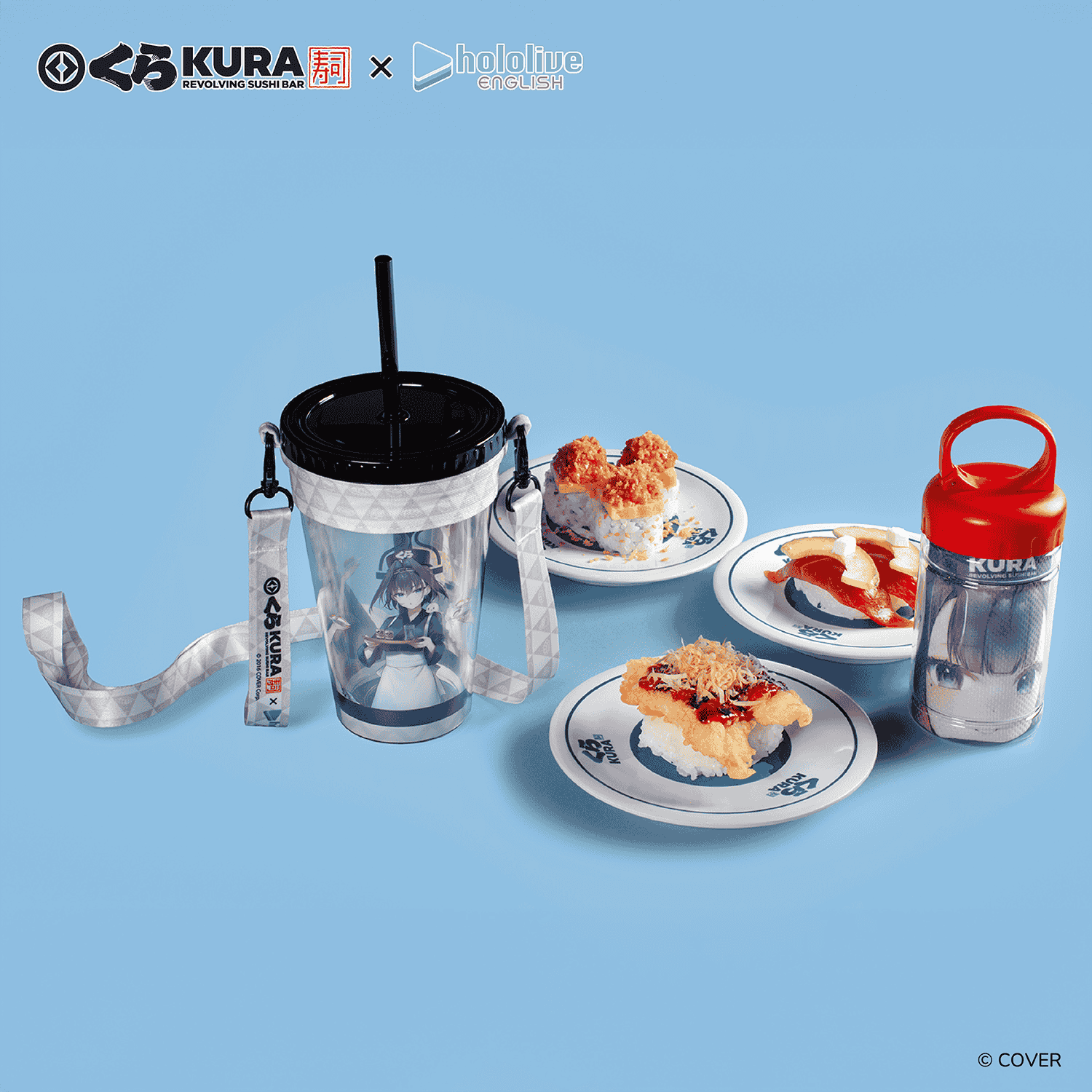 hololive English x Kura Sushi Collaboration