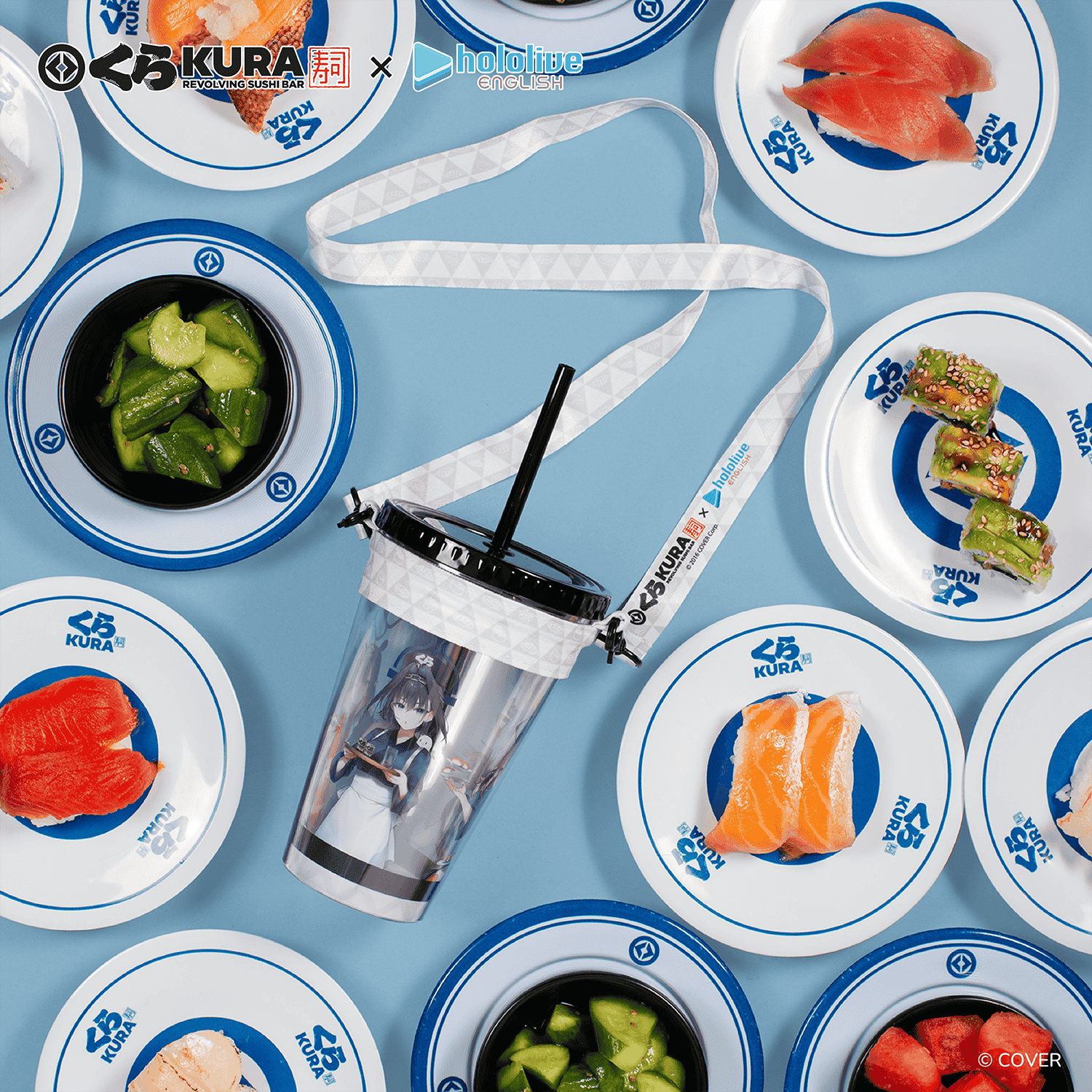 hololive English x Kura Sushi Collaboration