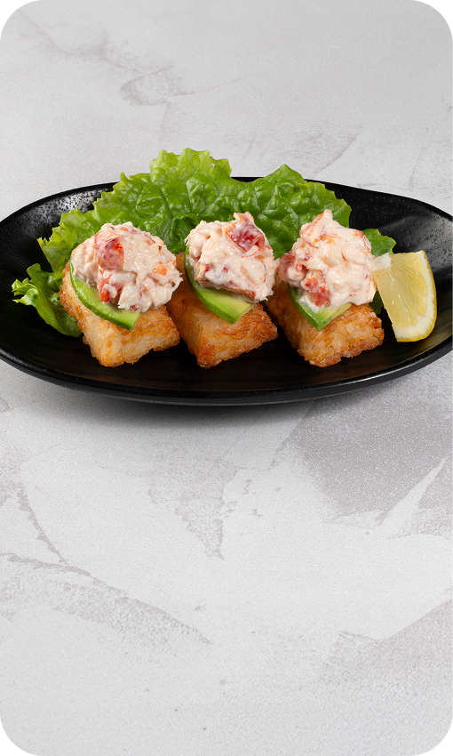 Creamy Lobster with Crispy Rice