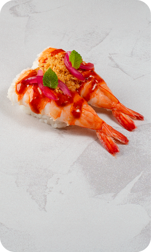 Spicy Glazed Jumbo Shrimp