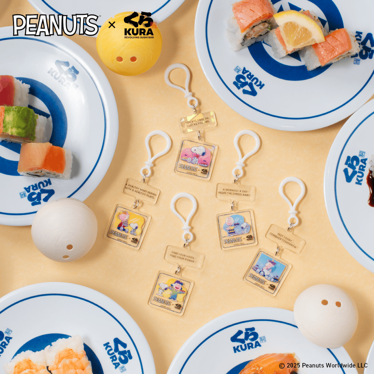 Peanuts x Kura Sushi Bikkura Pon Series 2 Prize Collection