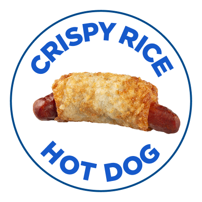 Crispy Rice Hot Dog